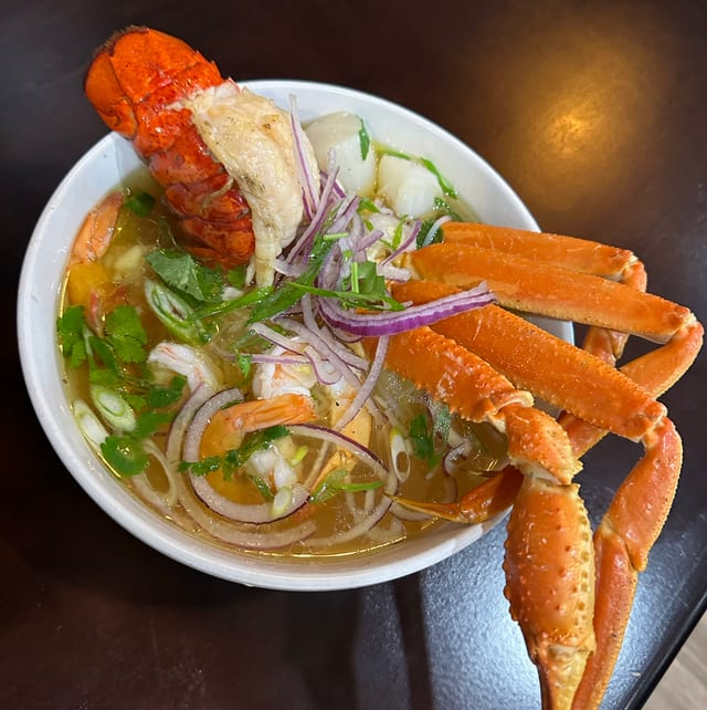 Ultimate Seafood Pho.