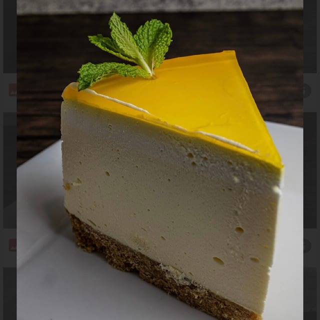 Mango Cheesecake.